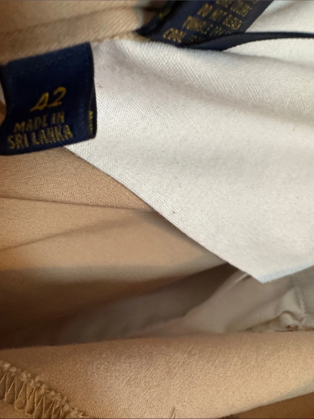Polo by Ralph Lauren Tan Embroidered Dog Chino Shorts